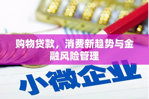 汉中购物贷款，消费新趋势与金融风险管理