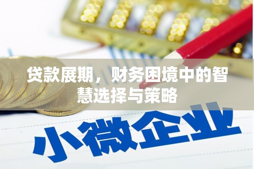 汉中贷款展期，财务困境中的智慧选择与策略