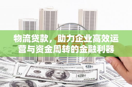 汉中物流贷款，助力企业高效运营与资金周转的金融利器