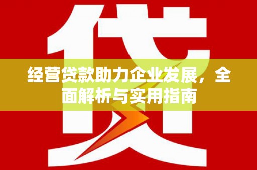 汉中经营贷款助力企业发展，全面解析与实用指南
