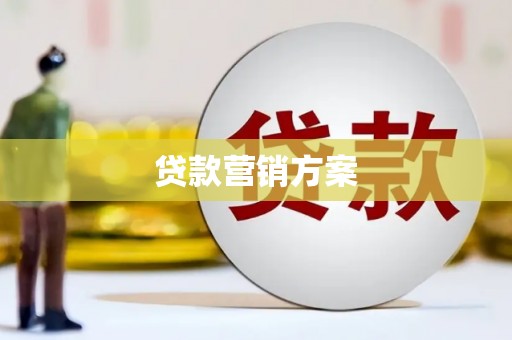汉中贷款营销方案