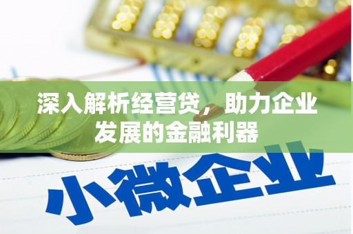 汉中深入解析经营贷，助力企业发展的金融利器