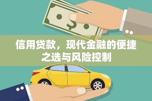 汉中信用贷款，现代金融的便捷之选与风险控制