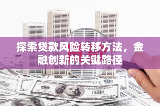 汉中探索贷款风险转移方法，金融创新的关键路径