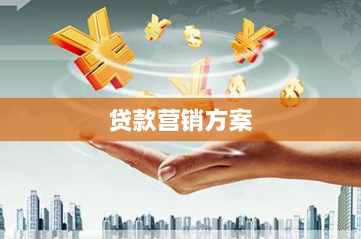 汉中贷款营销方案