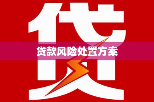 汉中贷款风险处置方案