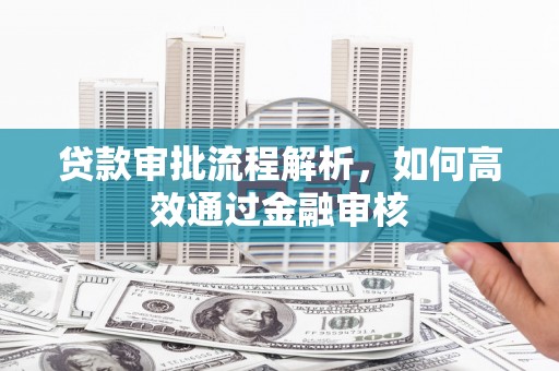 汉中贷款审批流程解析，如何高效通过金融审核