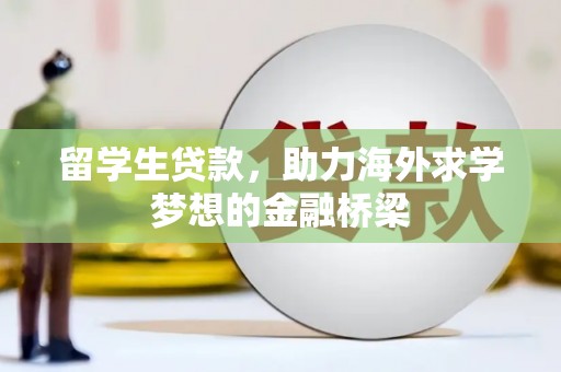 汉中留学生贷款，助力海外求学梦想的金融桥梁