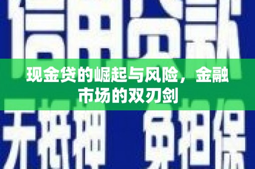 汉中现金贷的崛起与风险，金融市场的双刃剑