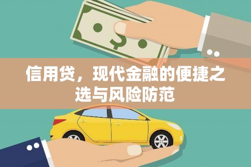 汉中信用贷，现代金融的便捷之选与风险防范