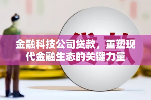 汉中金融科技公司贷款，重塑现代金融生态的关键力量