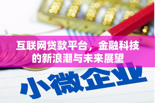 汉中互联网贷款平台，金融科技的新浪潮与未来展望