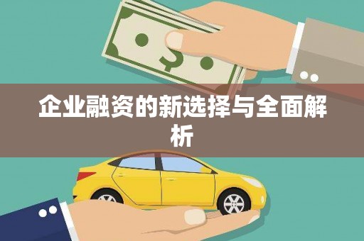 汉中企业融资的新选择与全面解析
