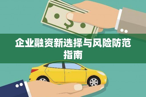 汉中企业融资新选择与风险防范指南