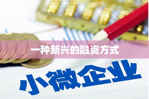 汉中一种新兴的融资方式